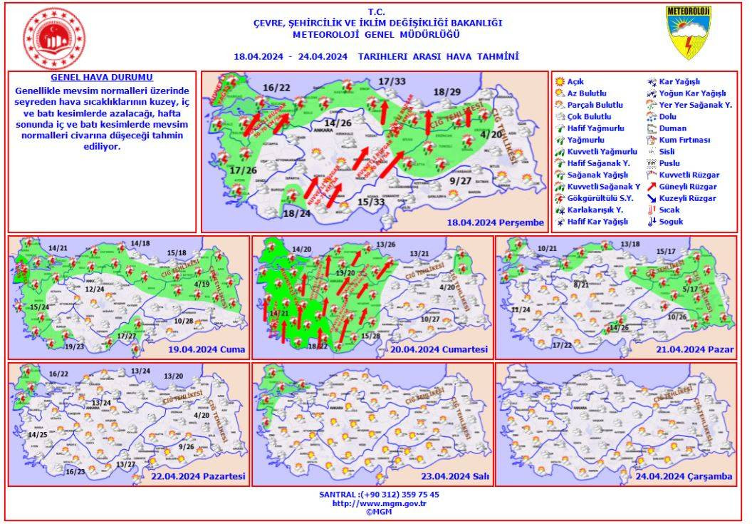 Meteoroloji il il uyardı: Kuvvetli sağanak ve rüzgar etkili olacak - Resim: 7